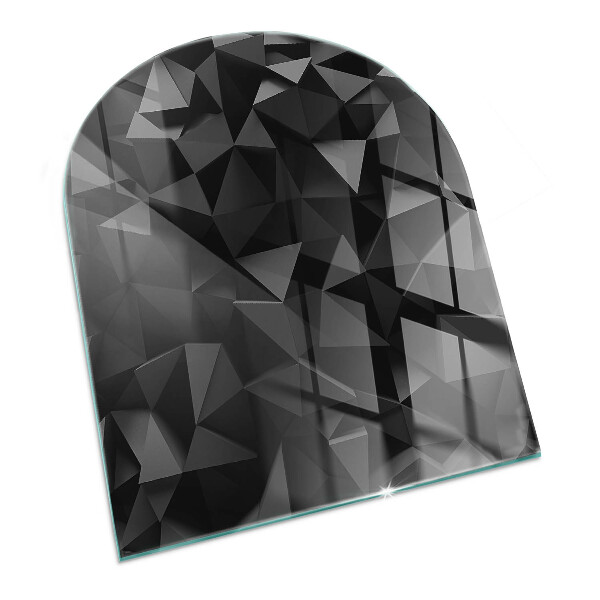 Glasplatte für Kaminöfen Geometrie in drei Dimensionen