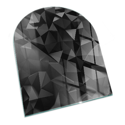 Glasplatte für Kaminöfen Geometrie in drei Dimensionen