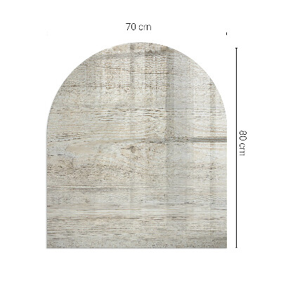 Funkenschutzplatte Kaminöfen Natürliches helles Holzmuster