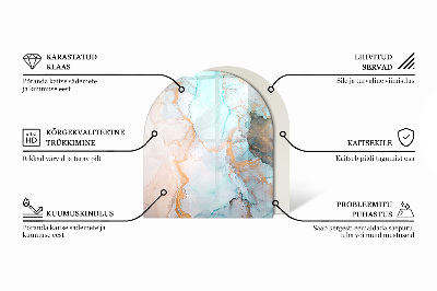 Glasplatte für Kaminöfen Holzmosaik im Layout