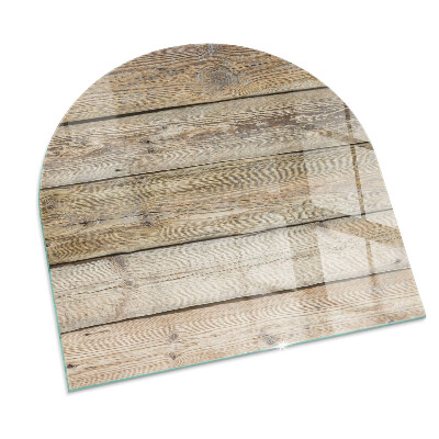 Glasplatte für Kaminöfen Holzmosaik im Layout