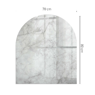 Glasplatte für Kaminöfen Marmorstruktur im eleganten Stil