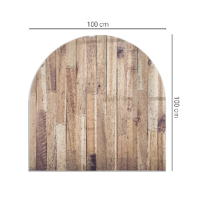 Glasplatte für Kaminöfen Holzmuster in geometrischer Anordnung
