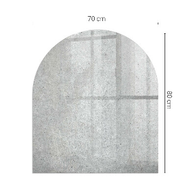Funkenschutzplatte Kaminöfen Betonstruktur im Rohstil