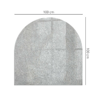 Funkenschutzplatte Kaminöfen Betonstruktur im Rohstil