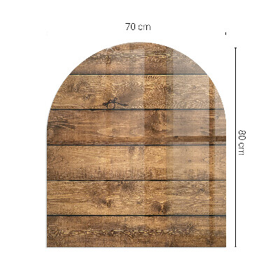 Glasplatte für Kaminöfen Natürliche Holzmaserung