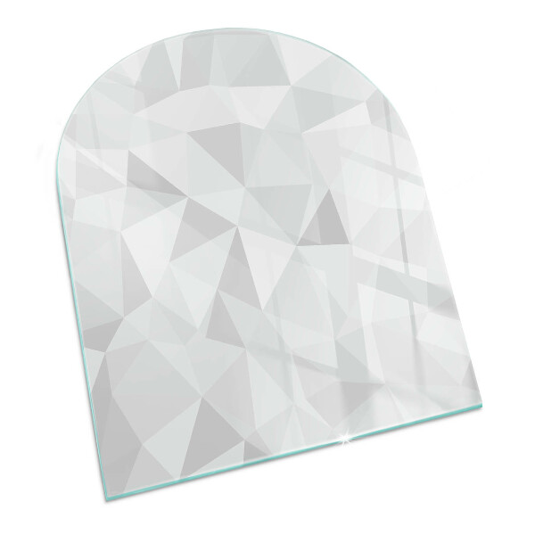 Glasplatte für Kaminöfen Geometrische Abstraktion in Formen