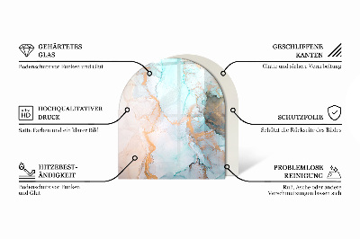 Glasplatte für Kaminöfen Geometrische Abstraktion in Formen