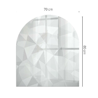 Glasplatte für Kaminöfen Geometrische Abstraktion in Formen