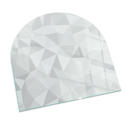 Glasplatte für Kaminöfen Geometrische Abstraktion in Formen