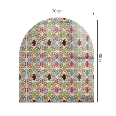 Funkenschutzplatte Kaminöfen Polygonale Muster im Web