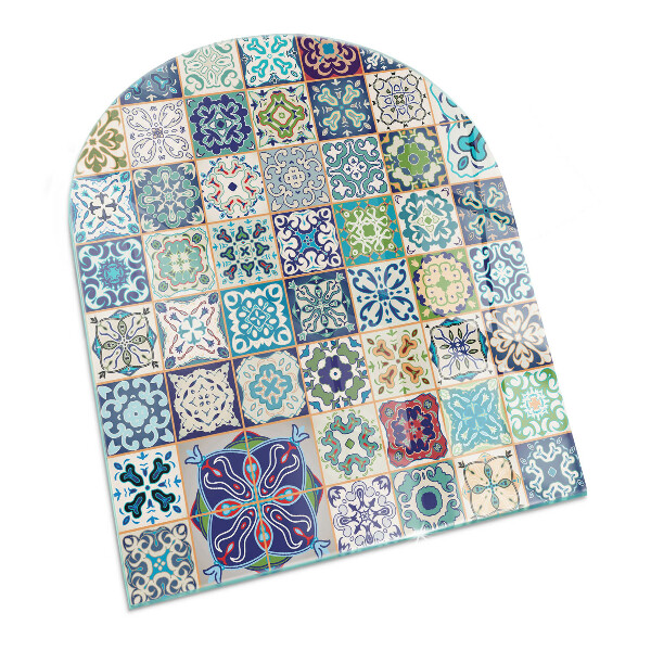 Glasplatte für Kaminöfen Mosaik-Dekormuster