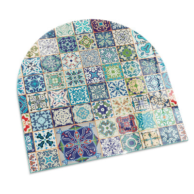 Glasplatte für Kaminöfen Mosaik-Dekormuster