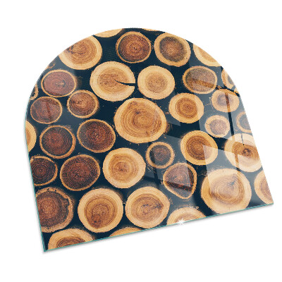 Glasplatte für Kaminöfen Holzgerahmte Box