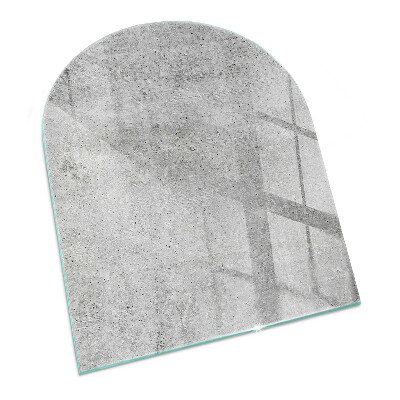 Glasplatte für Kaminöfen Rohbeton im minimalistischen Stil