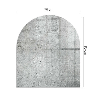 Glasplatte für Kaminöfen Rohbeton im minimalistischen Stil