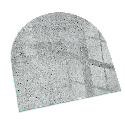 Glasplatte für Kaminöfen Rohbeton im minimalistischen Stil