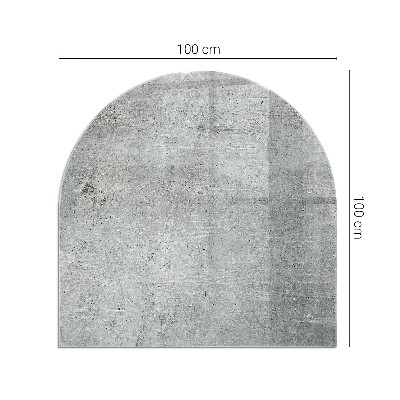 Glasplatte für Kaminöfen Rohbeton im minimalistischen Stil