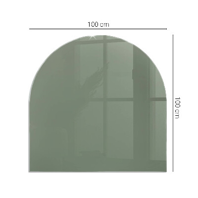 Glasplatte für Kaminöfen Farbe Oliv
