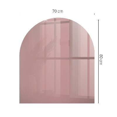 Funkenschutzplatte Kaminöfen Farbe Rosa