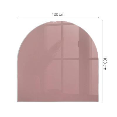 Funkenschutzplatte Kaminöfen Farbe Rosa