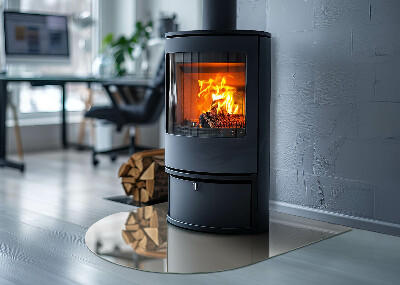 Funkenschutzplatte Kaminöfen Farbe Beige