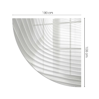 Funkenschutzplatte Glas Wellen zarter Linien
