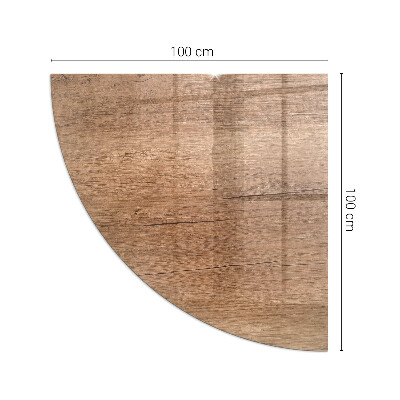 Funkenschutzplatte Glas Natürliches Holzmuster