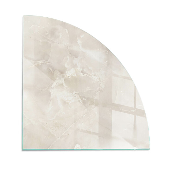 Funkenschutzplatte Glas Natürliches Marmormuster