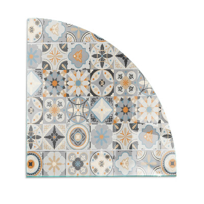 Funkenschutzplatte Glas Mosaikmuster in Fliesen