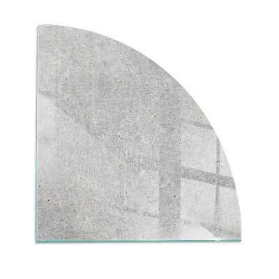 Funkenschutzplatte Glas Rohbetonstruktur