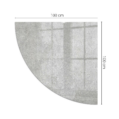 Funkenschutzplatte Glas Rohbetonstruktur