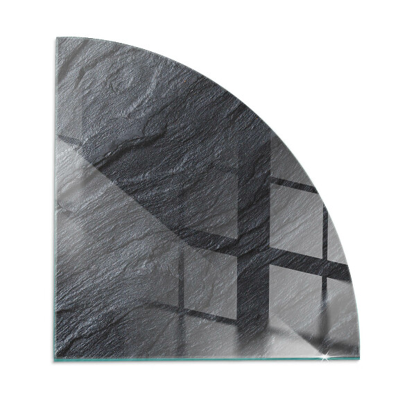 Funkenschutzplatte Glas Steinoberflächenstruktur