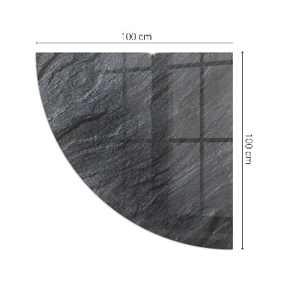 Funkenschutzplatte Glas Steinoberflächenstruktur
