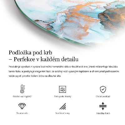 Funkenschutzplatte Glas Geometrisches 3D-Muster