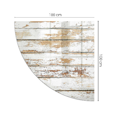 Funkenschutzplatte Glas Beschädigtes Holzbrett