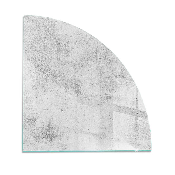 Funkenschutzplatte Glas Rohbetonstruktur