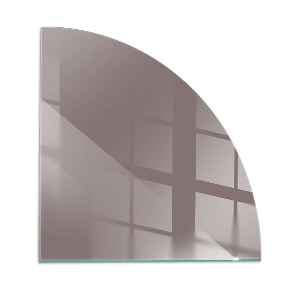 Funkenschutzplatte Glas Farbe Beige