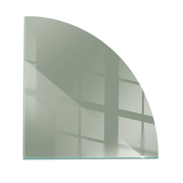 Funkenschutzplatte Glas Farbe graugrün