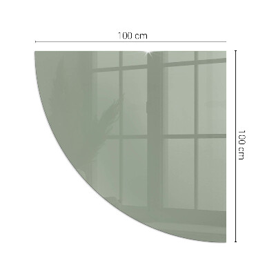 Funkenschutzplatte Glas Farbe graugrün