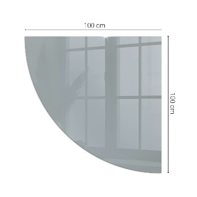Funkenschutzplatte Glas Farbe: Grau