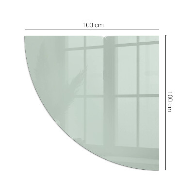 Funkenschutzplatte Glas Farbe Hellgrün
