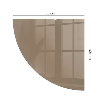 Funkenschutzplatte Glas Farbe Braun