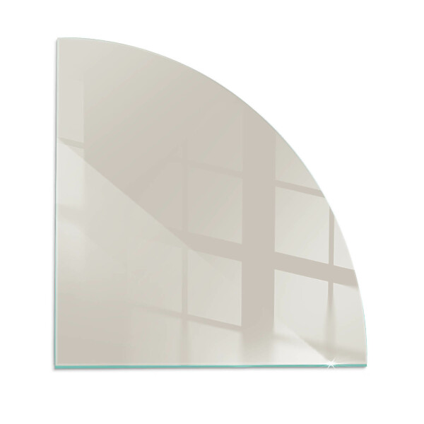 Funkenschutzplatte Glas Farbe Hellcreme