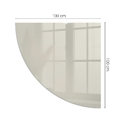 Funkenschutzplatte Glas Farbe Hellcreme