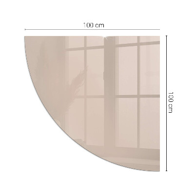 Funkenschutzplatte Glas Farbe Hellbraun