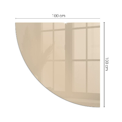 Funkenschutzplatte Glas Farbe Beige