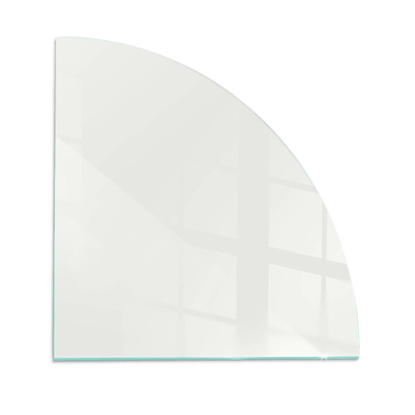 Funkenschutzplatte Glas Farbe Elfenbein
