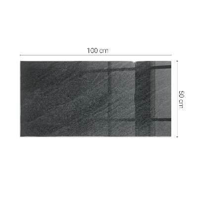 Glasplatte unter Kaminöfen Natursteinmuster