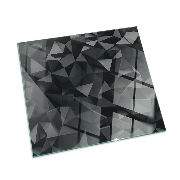 Glasplatte unter Kaminöfen Geometrie in drei Dimensionen